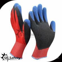 SRSAFETY 13G nylon Work gloves extra strong latex coated